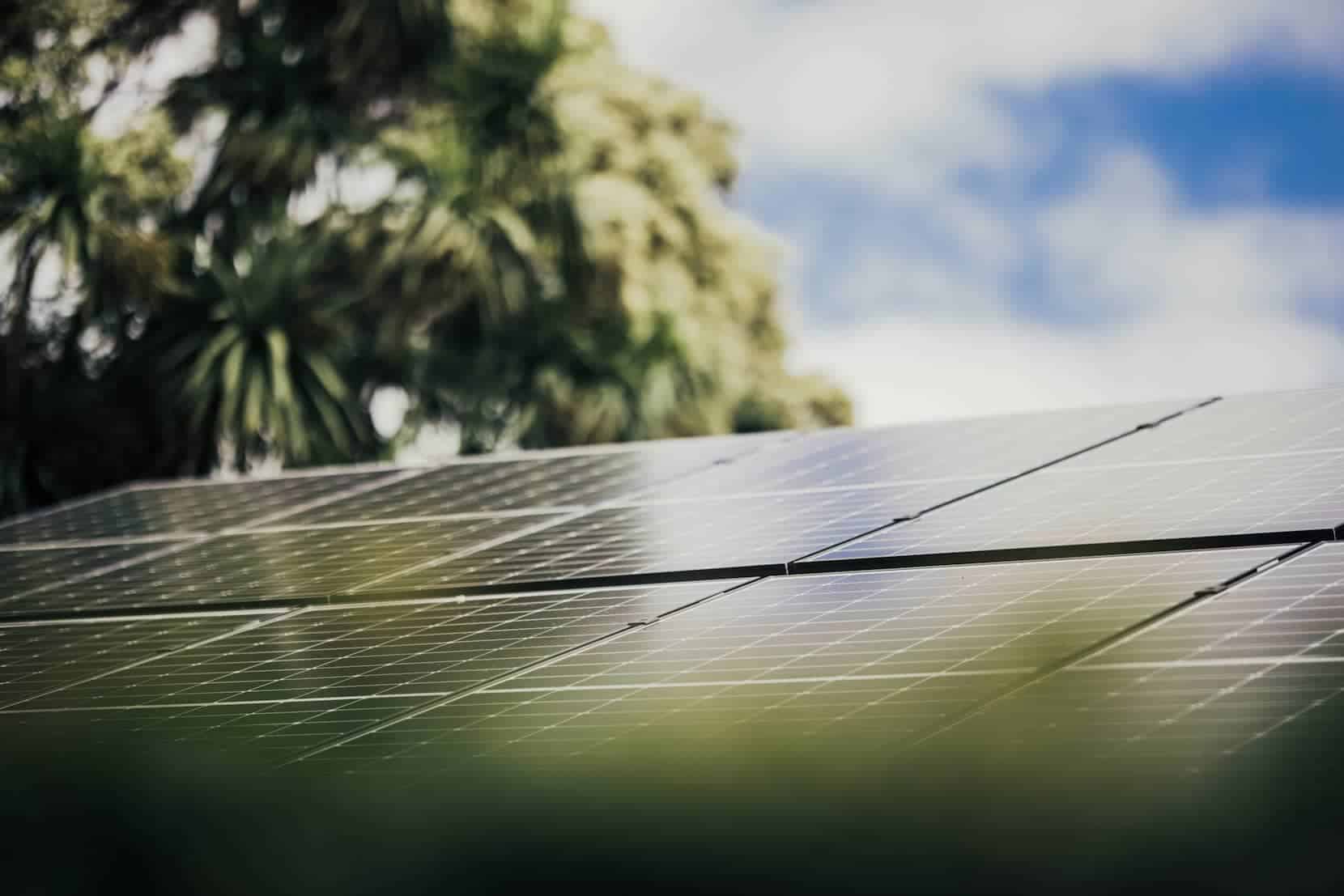 Closeup of Solar Panels Home Auckland Solar Power