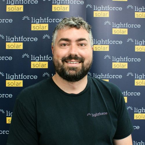 Lightforce solar marketing manager Lyle hastings